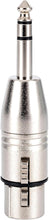 Charger l&#39;image dans la galerie, MR DJ XFTRS 1/4&quot; TRS to Balanced XLR Female Adapter