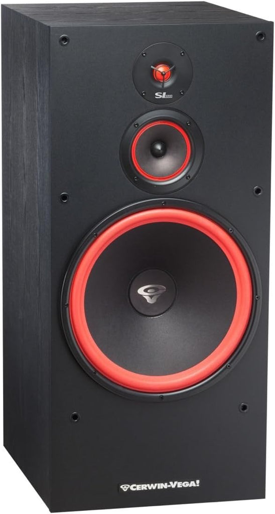 2 CERWIN VEGA SL-15 15" 3-Way 400 Watts Floor Standing Tower Speaker