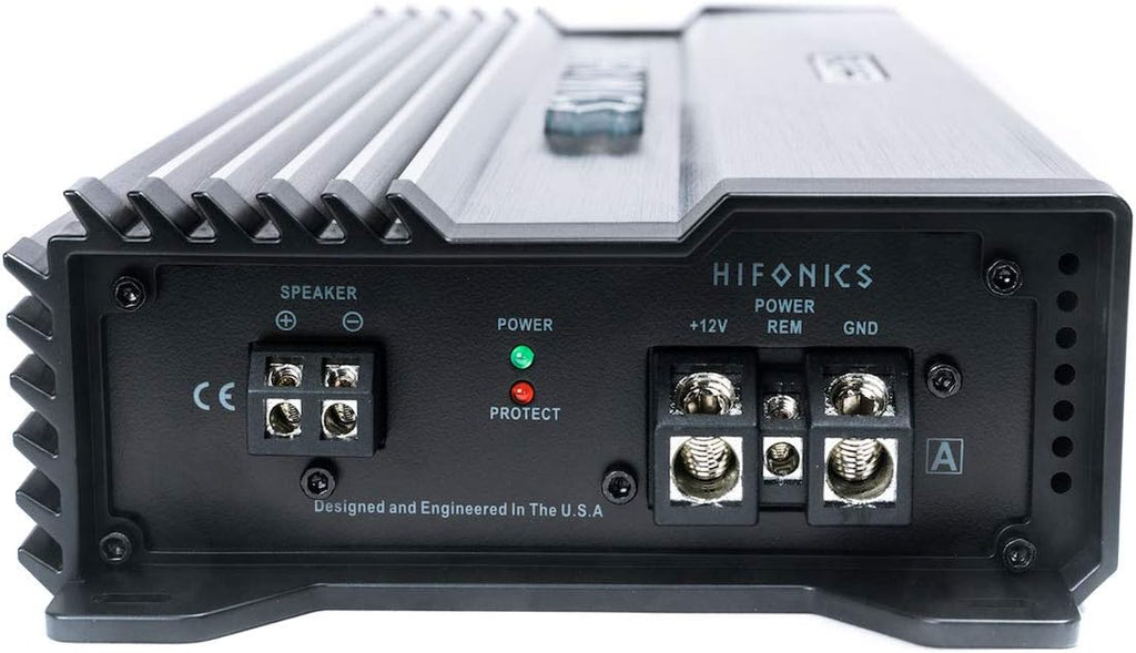 Hifonics A2000.1D 2000W Class-D Alpha Series Monoblock Car Amplifier with Bass Remote