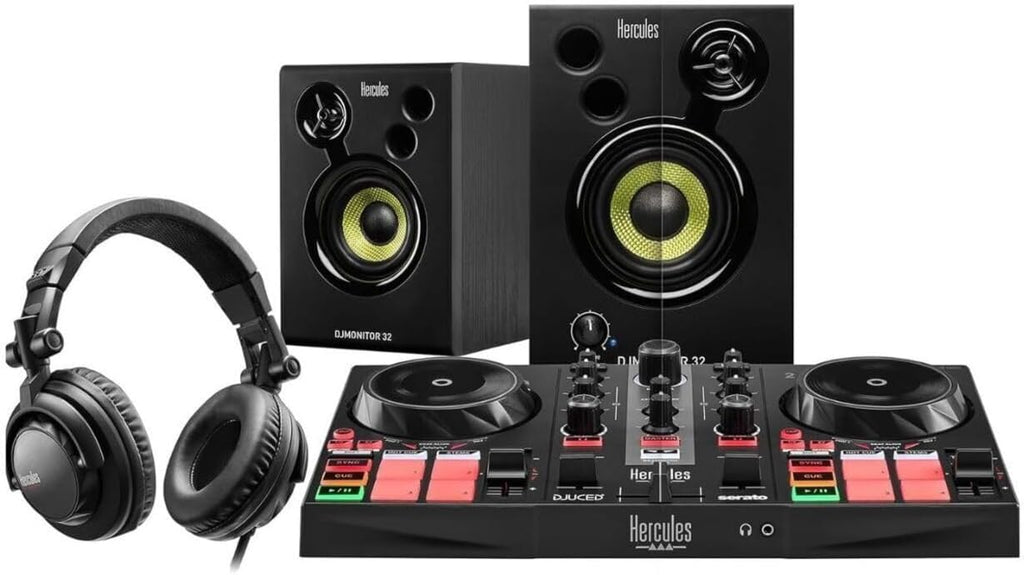 Hercules DJ-LEARNING-KIT-MK2 DJLearning Kit MK2 Complete DJ System for Beginners