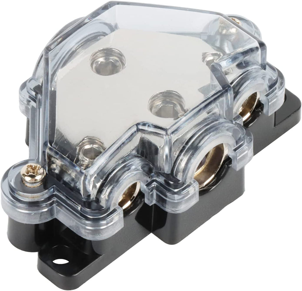 Absolute PD-130C 2-4 Gauge 1 in 3 Ways Out Power Splitter Distribution Block