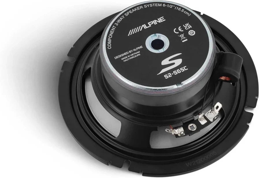 Alpine S2-S65C 6-1/2" Component 2-Way Speaker System