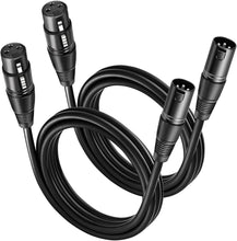 Charger l'image dans la galerie, 2 MR DJ CXMXF12 12' XLR Male to XLR Female Microphone Balanced Instrumental Dj XLR Interconnect Cable