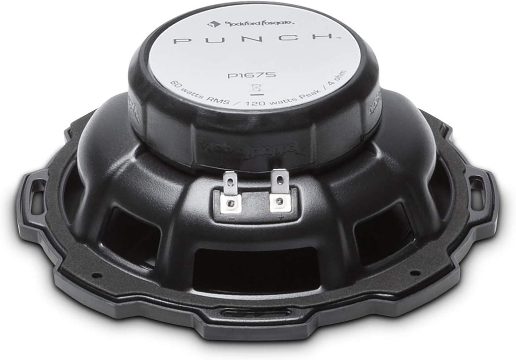 Rockford Punch P1675 220W 6 3/4" 3-Way Punch Series Full-Range Coaxial Car Speakers