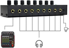 Charger l'image dans la galerie, MR DJ Microamp HA800 Ultra-compact 8-channel stereo headphone amplifier