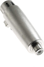 Charger l'image dans la galerie, 4 AT TRCAXLRF XLR Female to RCA Female Adapter Converter Gender Audio Coupler