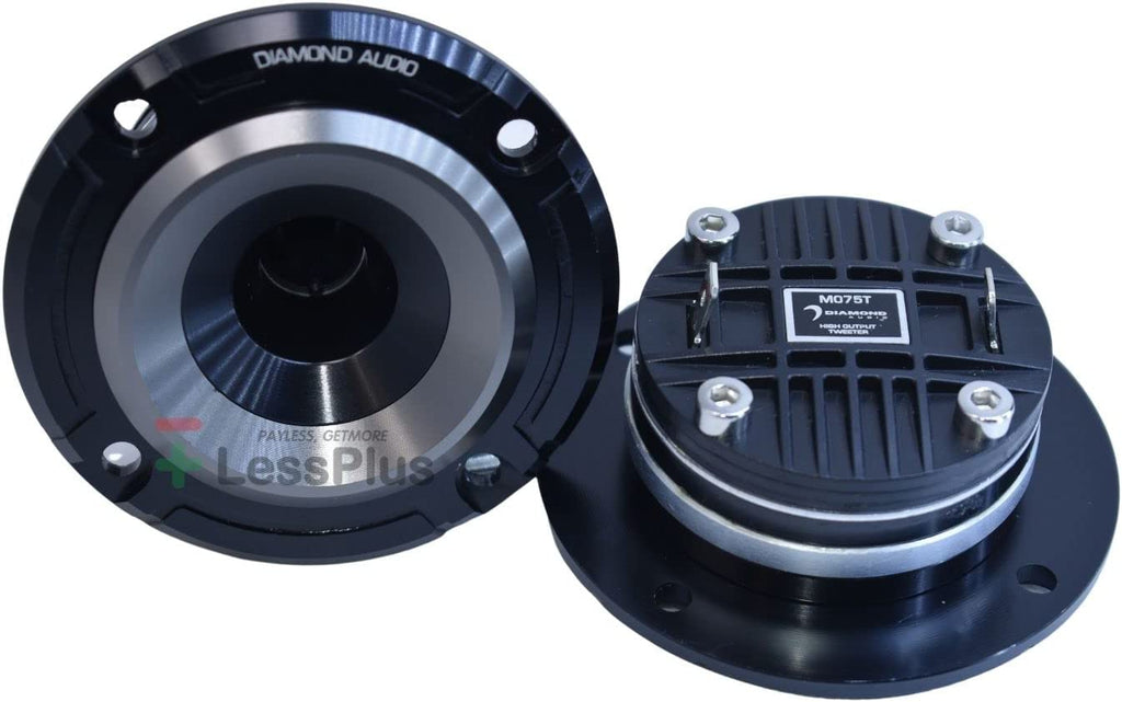 Diamond Audio M075T 1" Compression Extreme Output Tweeter - Short Horn Version