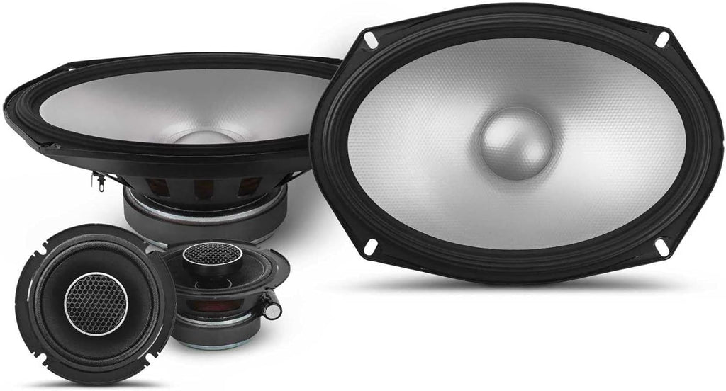 Alpine ILX-W670 Digital Indash Receiver, Alpine S2-S65C 6.5" Component & S2-S69C 6x9 Component Speakers