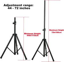 Load image into Gallery viewer, MR DJ SS350R Universal Red Tripod PRO PA DJ Home On Stage Speaker Stand