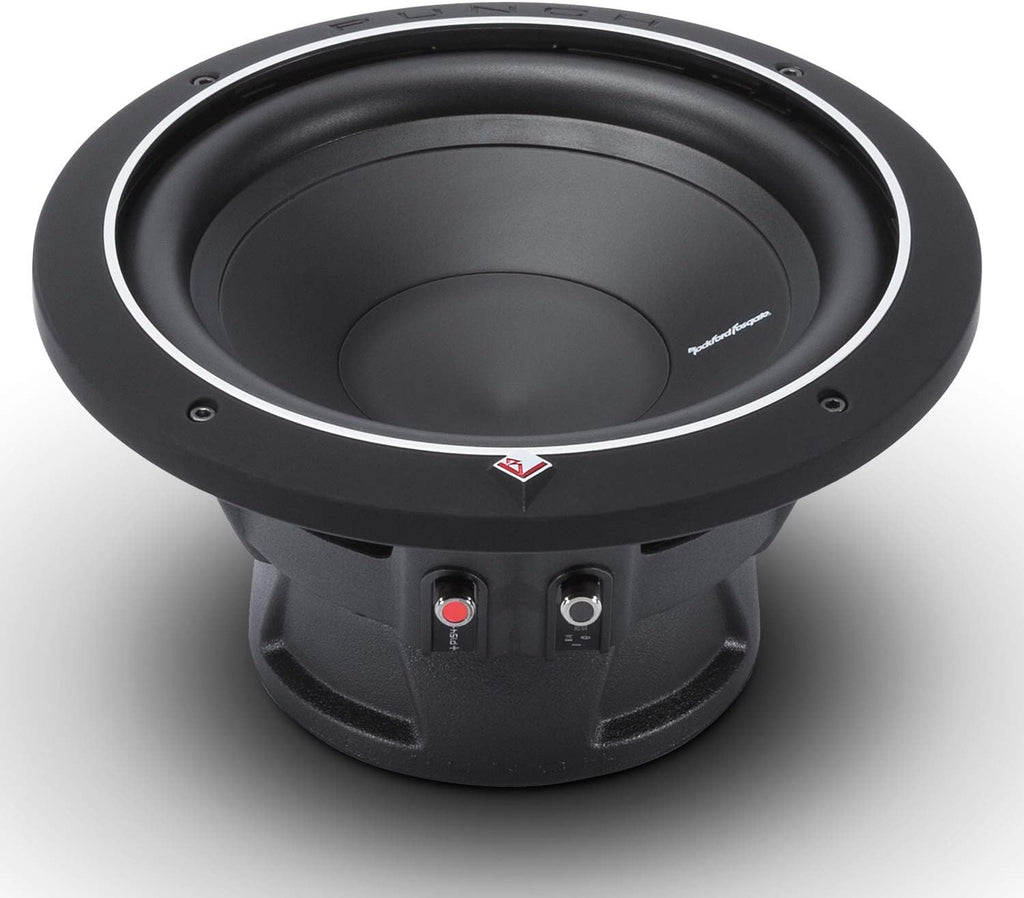 2 Rockford Fosgate Punch P1S4-10 500W 10" Punch Series Single 4-ohm Car Subwoofer