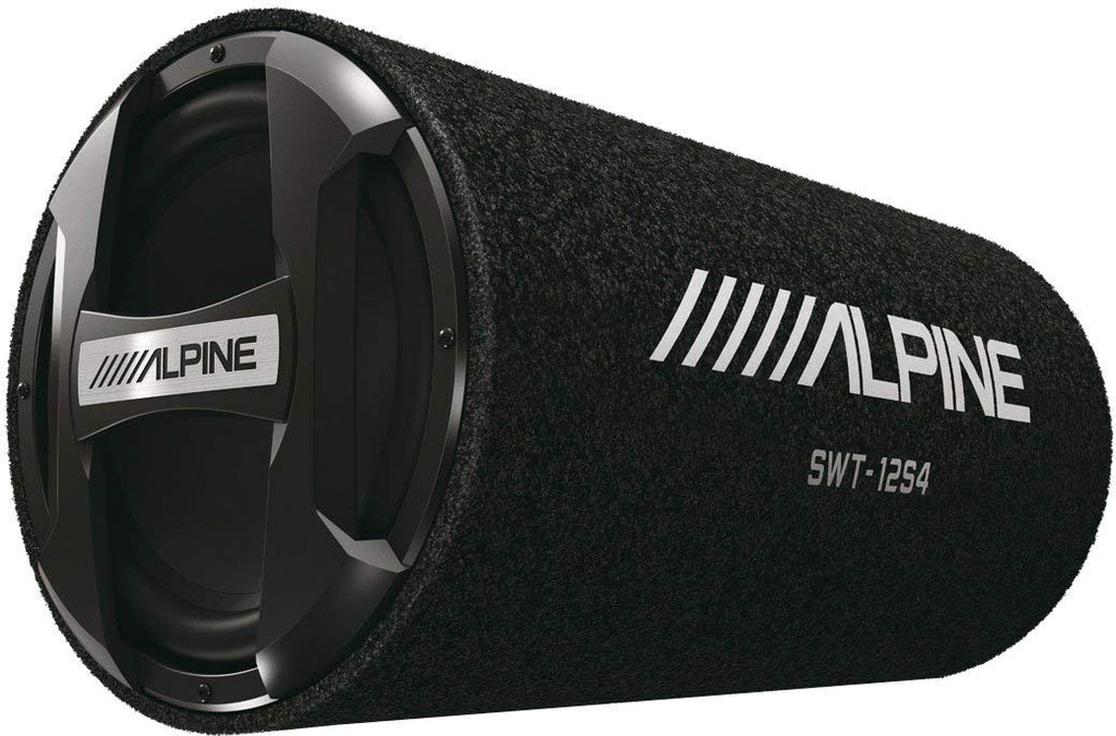 Alpine KTA-200M Mono Power Pack Amp with SWT-12S4 12" Loaded Tube Subwoofer