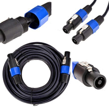 Charger l&#39;image dans la galerie, 100 Foot Speakon to Speakon Pro PA/DJ Speaker Cable 2 Conductor