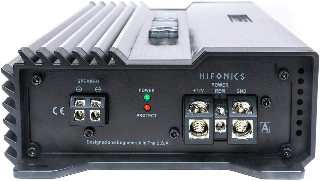 Hifonics A1500.1D 1500W Class-D Alpha Series Monoblock Car Amplifier with Bass Remote