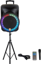 Load image into Gallery viewer, 2 MR DJ DSP4500PKG 15" Active DSP PA DJ Karaoke Speaker