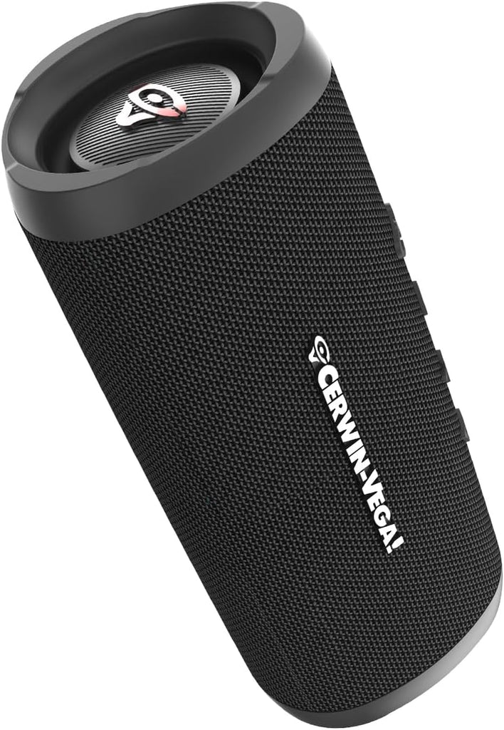 Cerwin Vega VMBLK Vega Mini Black Portable Compact Powerhouse Bluetooth Speaker