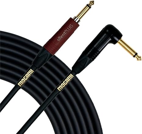 Mogami GOLD INST SILENT S 18R Guitar Instrument Cable, 18 Foot