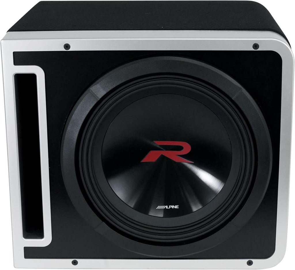 2 Alpine R2-SB10V Loaded 10" Ported Subwoofer Enclosure Box + KTX-H10 Link Kit