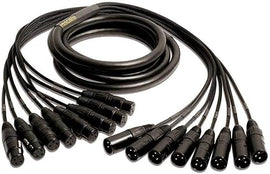 Mogami GOLD 8 XLR-XLR-05 8-channel XLR Male to XLR Female Snake Cable - 5 foot