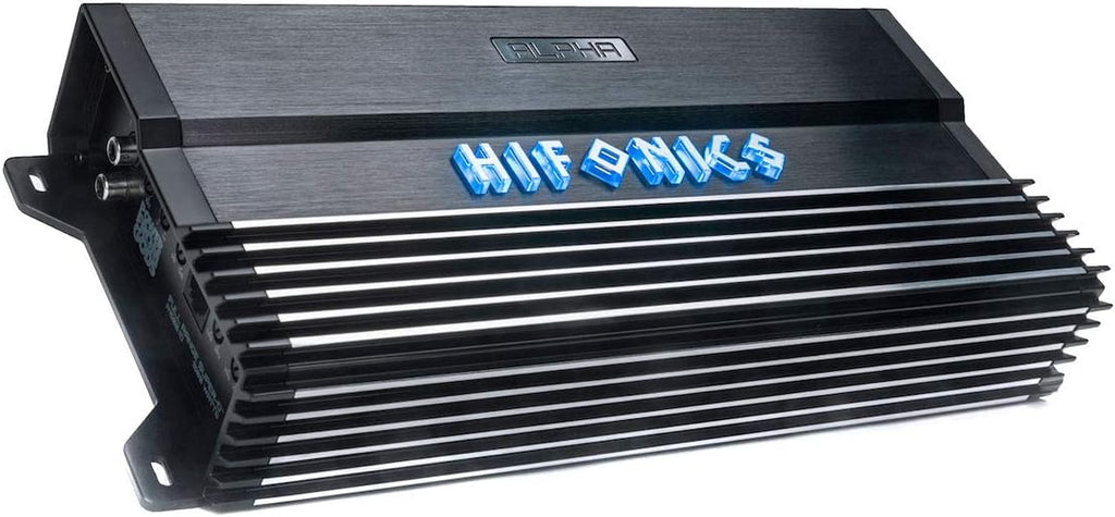 Hifonics A1500.1D 1500W Class-D Monoblock Car Amplifier & 4 Gauge AMP Kit