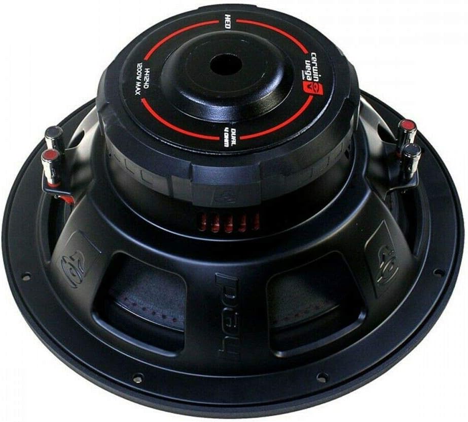 2 Cerwin Vega H7124D 2800W 12" HED Series Dual 4-ohm Subwoofer