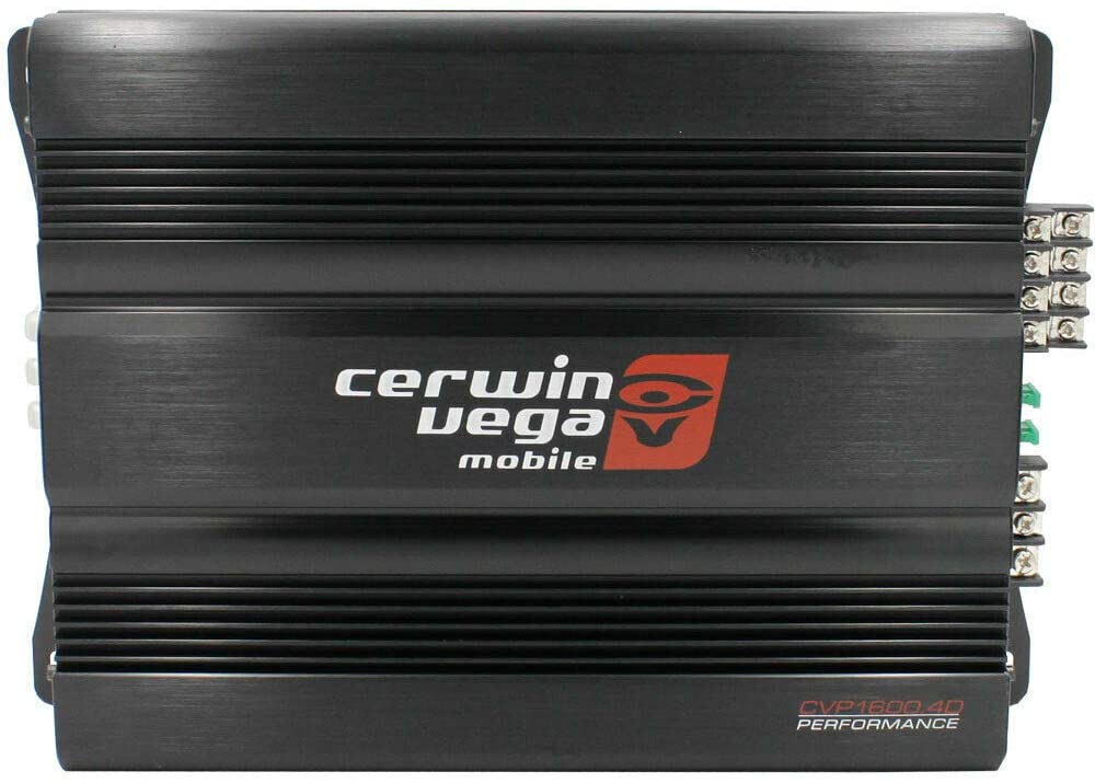 Cerwin Vega CVP1600.4D 1600W 4-Ch + 2 Pioneer TS-G1620 6.5" Speaker + 4G Amp Kit