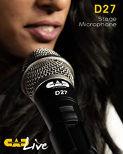 Charger l&#39;image dans la galerie, CAD Audio D27 SuperCardioid Dynamic Microphone with On/Off Switch