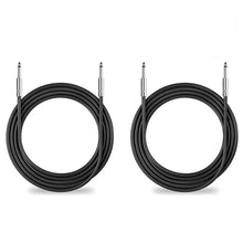 Charger l'image dans la galerie, 2 MR DJ CQQ30 30' Pro PA DJ Karaoke 1/4" Male to 1/4" Male Mono Audio Amp Patch Cords Speaker Wire PA Cable