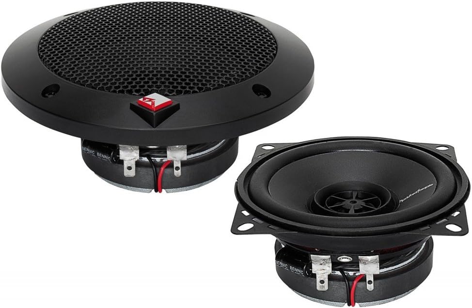 2 Pair Rockford Fosgate Prime R14X2 120W Peak 4" 2-Way PRIME Series Coaxial Car Audio Speakers