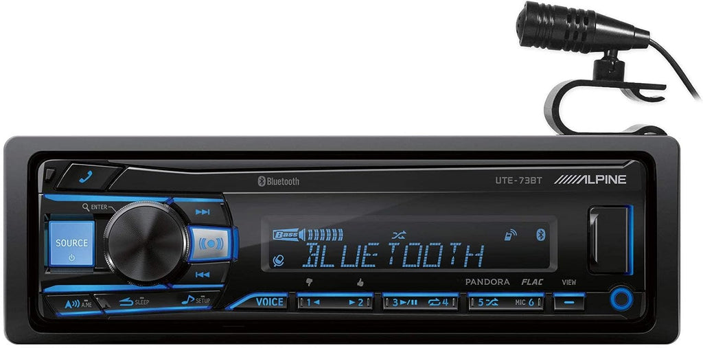 Alpine UTE-73BT Digital Media Advanced Bluetooth Stereo Receiver For 2002 KIA Spectra