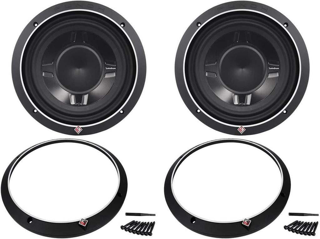 2 Rockford Fosgate P3SD2-12 1600W 12" Dual 2 Ohm Shallow Mount Truck Car Subwoofer