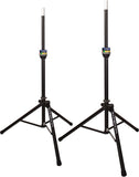 2 Ultimate Support TS-90B TeleLock Series Lift-assist Aluminum Speaker Stand