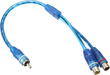 Charger l'image dans la galerie, 4 Absolute ABC-2F1M BLUE Y-Adapter 2F-1M RCA Interconnect Audio Cable