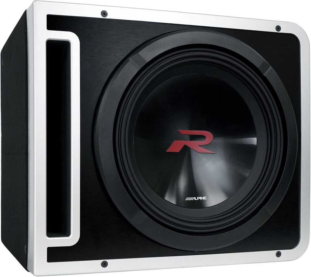 2 Alpine R2-SB10V Loaded 10" Ported Subwoofer Enclosure Box + KTX-H10 Link Kit