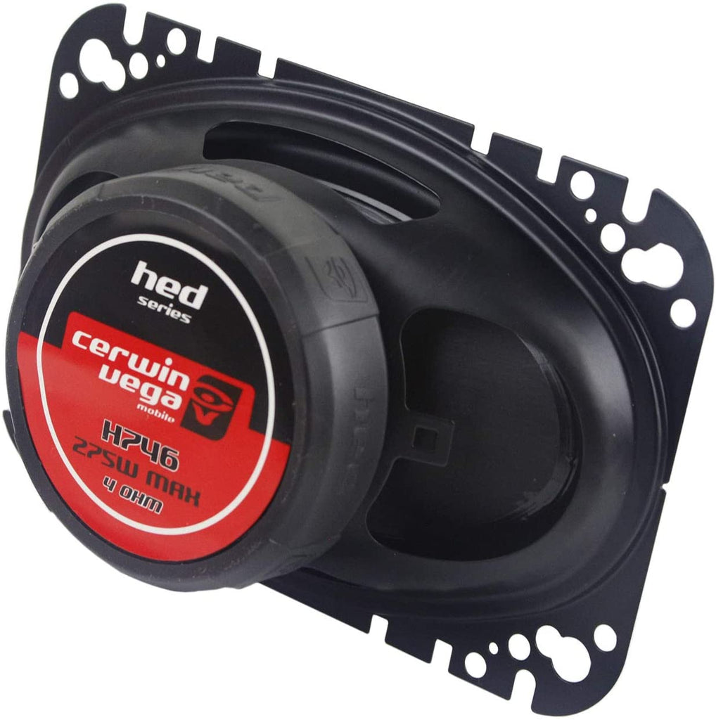 CERWIN-VEGA MOBILE H746 HED(R) Series 2-Way Coaxial Speakers (4" x 6", 275 Watts max)