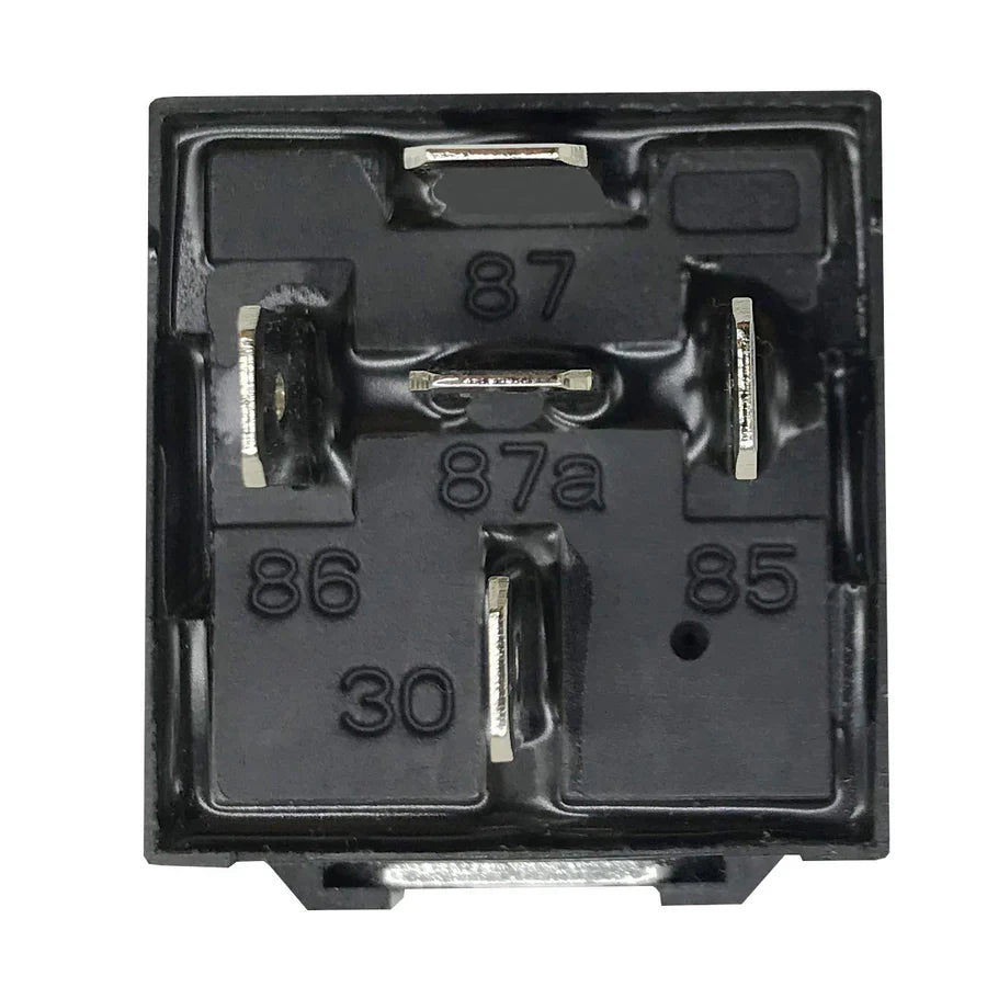 5 Pack 12V 30/40 Amp SPDT Automotive Marine Bosch Tyco Style Relay with Wires & Harness Socket