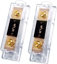 Load image into Gallery viewer, 2 Patron PANLFH0G300 300A Inline ANL Fuse Holder, 0/2/4 Gauge AWG ANL Fuse Block with 300 Amp ANL Fuses for Car Audio Amplifier (2 Pack)