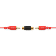 Charger l&#39;image dans la galerie, Absolute FF100-20 20 Pack Audio Video Gold RCA Female to Female Coupler Adapter