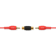 Load image into Gallery viewer, Absolute FF100B-20 10 Pack Audio Video Gold RCA Female to Female Coupler Adapter