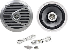 Load image into Gallery viewer, Alpine SPS-M601 110W 6-1/2&quot; 6.5&quot; 2-Way Type-S Marine Coaxial Speakers Silver