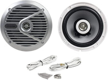 Charger l&#39;image dans la galerie, Alpine SPS-M601 6-1/2&quot; 2-way marine speakers (Silver)