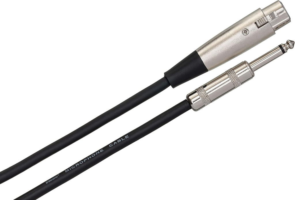 Hosa MCH-105 Microphone Cable XLR Female to 1/4" TS Male 5 foot
