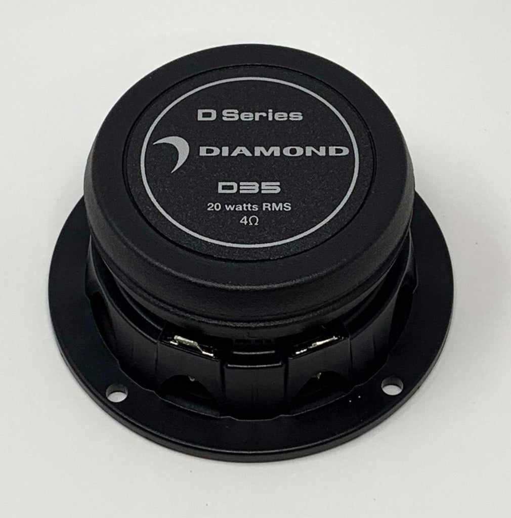 Diamond Audio DES365C DES Series 6.5" 3-Way Component System w/Aluminum Dome Tweeter and Crossovers