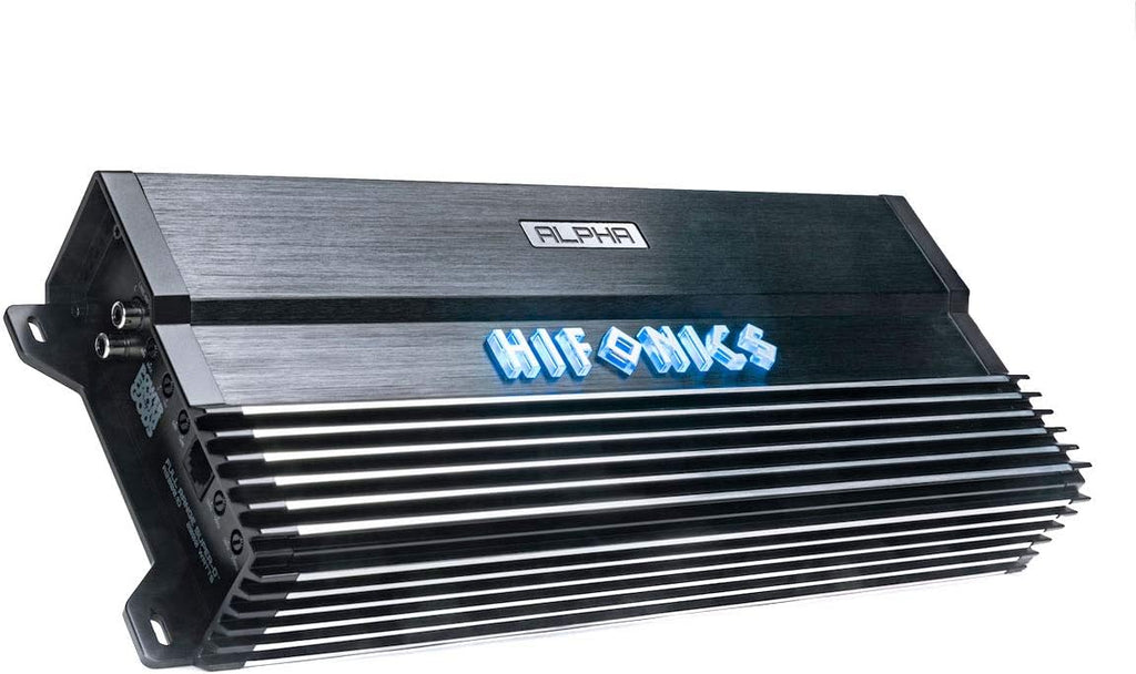 Hifonics A2000.1D 2000W Class-D Monoblock Car Amplifier & 4 Gauge AMP Kit