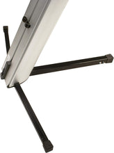 Load image into Gallery viewer, Ultimate Support AX-48 PRO SILVER Series Two-tier Portable Column Keyboard Stand