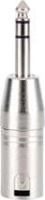 Charger l&#39;image dans la galerie, MR DJ XMTRS 1/4&quot; TRS to Balanced XLR Male Adapter