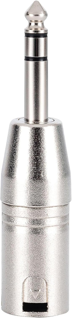 MR DJ XMTRS-2 1/4" TRS to Balanced XLR Male Adapter 2-Pack