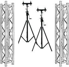 Load image into Gallery viewer, MR Truss Crank-up Portable 10' Lighting Stand with 12' Truss Package