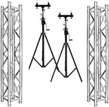 MR TRUSS DJ PRO Crank-up Portable 10' Lighting Stand with 12' Truss Package