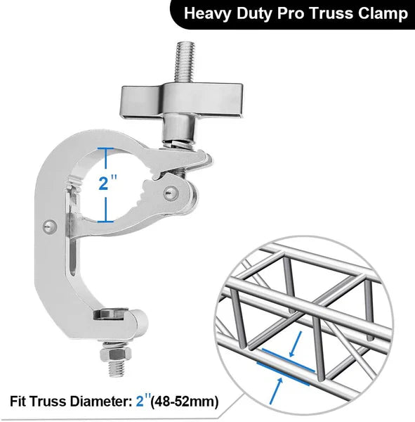 4 MR TRUSS TC5 Universal 2" Heavy Duty Pro Aluminum Stage Lighting Clamp Mounting