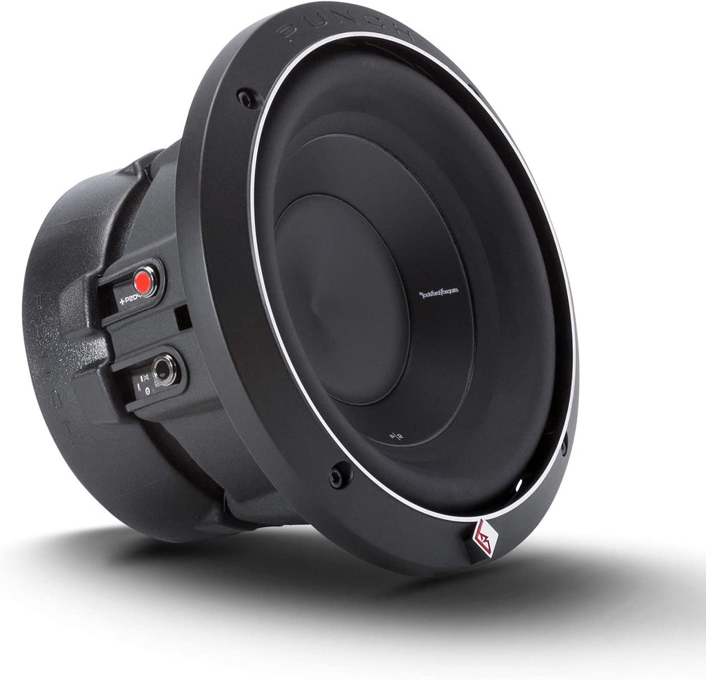 Rockford Fosgate Punch P2D4-10 10" subwoofer with dual 4-ohm voice coils